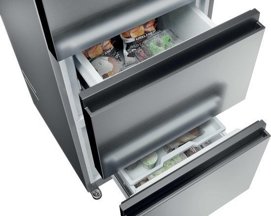 Haier koelkast HTR3518ENMX - Direct Access Lades - RVS, Haier, 302 bridgewater place birchwood park warrington WA3 6XG, 200 liter of meer