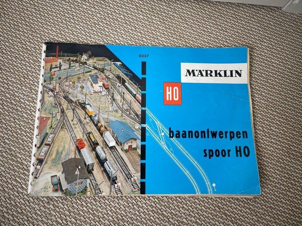 Marklin baanontwerpen spoor HO 0337, Hobby en Vrije tijd, Wisselstroom, Gebruikt, Märklin, Boek, Tijdschrift of Catalogus