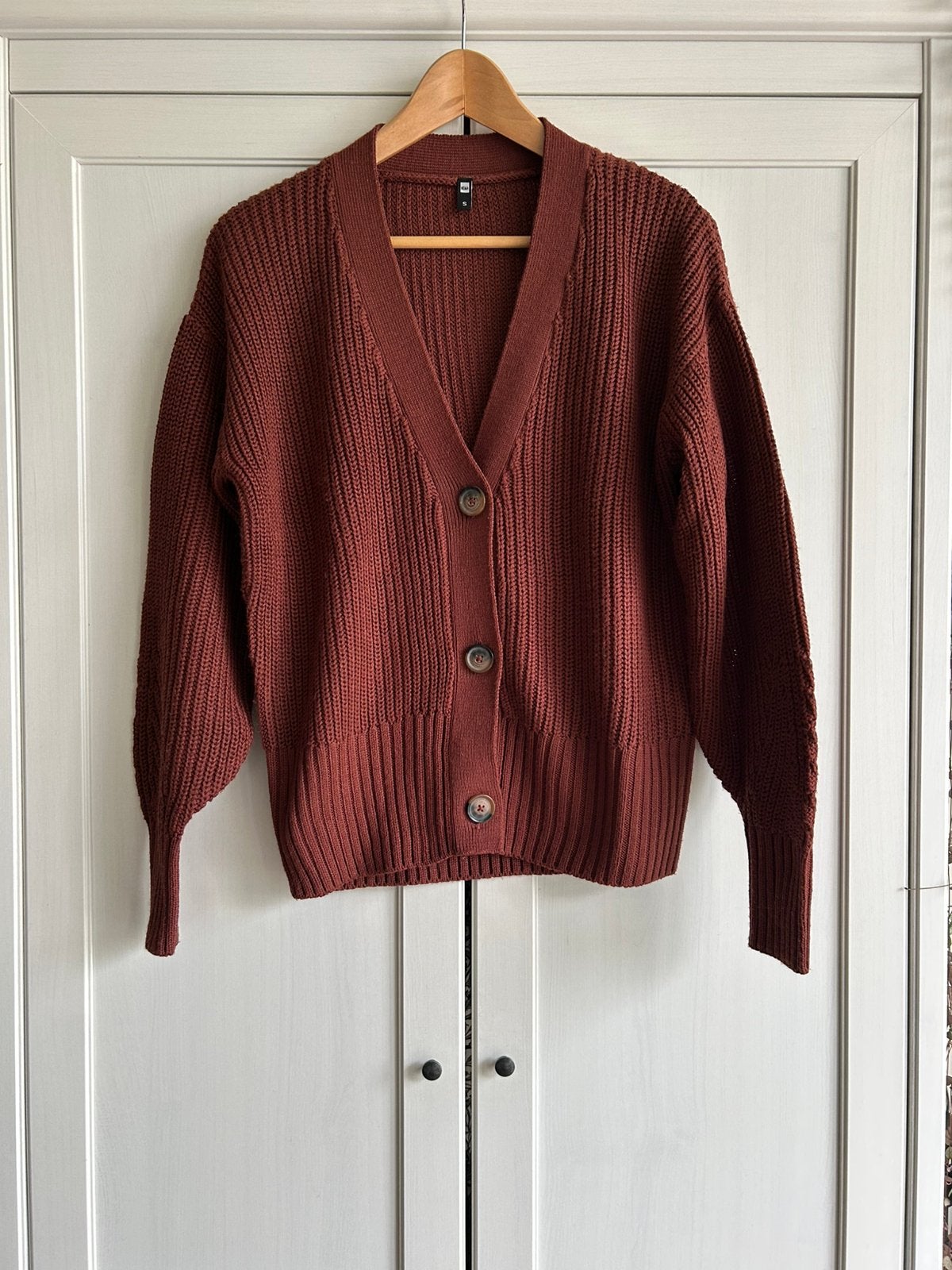 Bruin vest van Hema maat M, Ophalen of Verzenden, Zo goed als nieuw, Maat 38/40 (M), Bruin