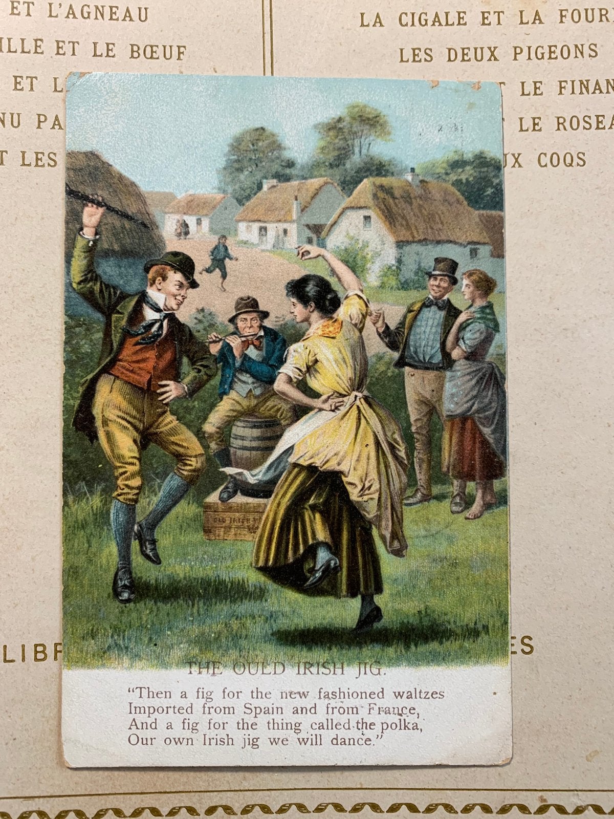 1905 The old Irish jig - dans (MC), Ophalen of Verzenden, Voor 1920, Gelopen, Overige thema's