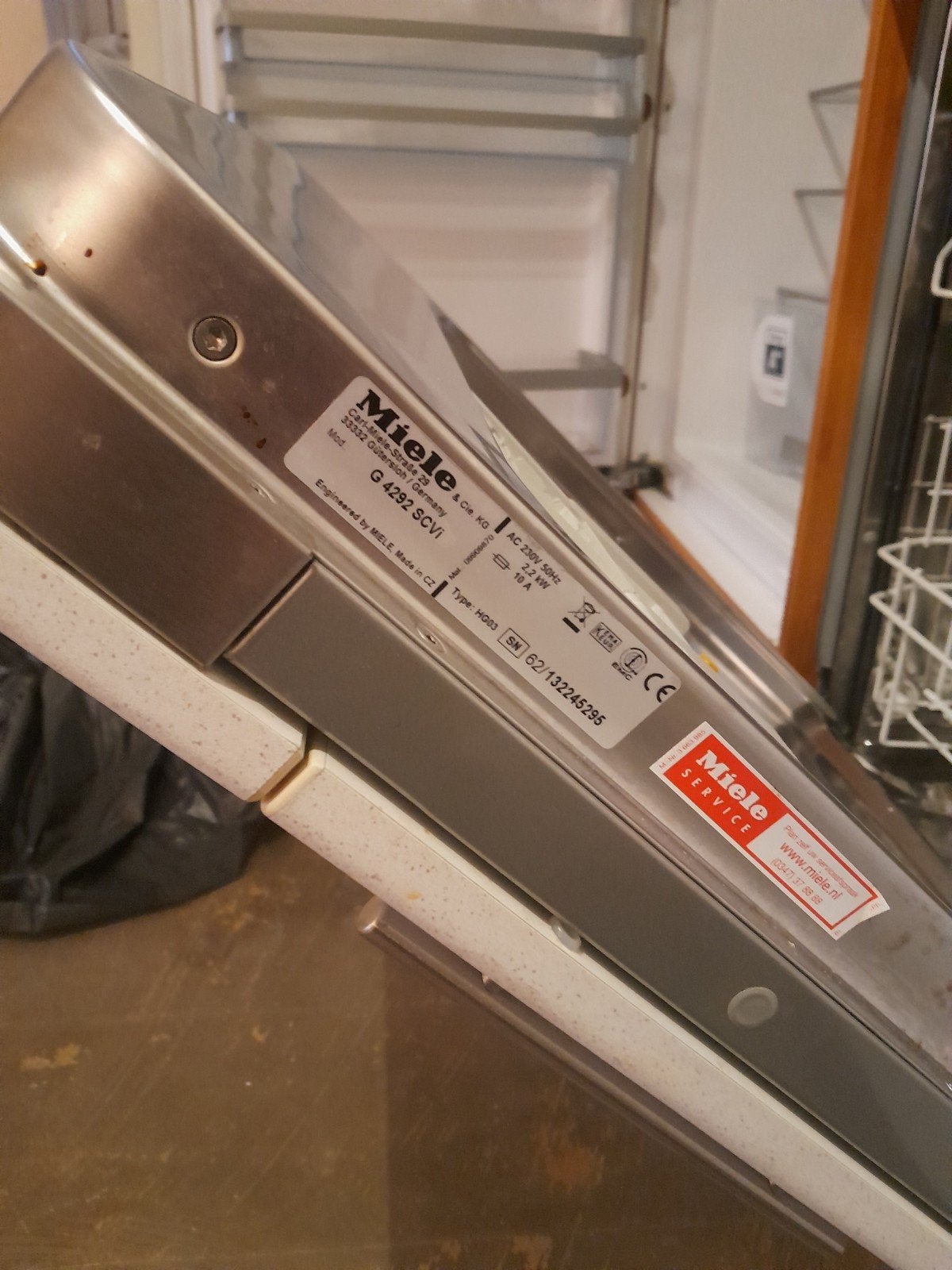 Miele G 4292 SCVi Volledig Geïntegreerde Vaatwasser