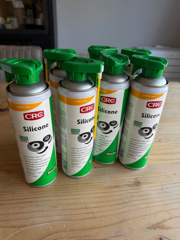7x CRC Silicone Spray - Food Safe Smeermiddel, Ophalen of Verzenden, Nieuw