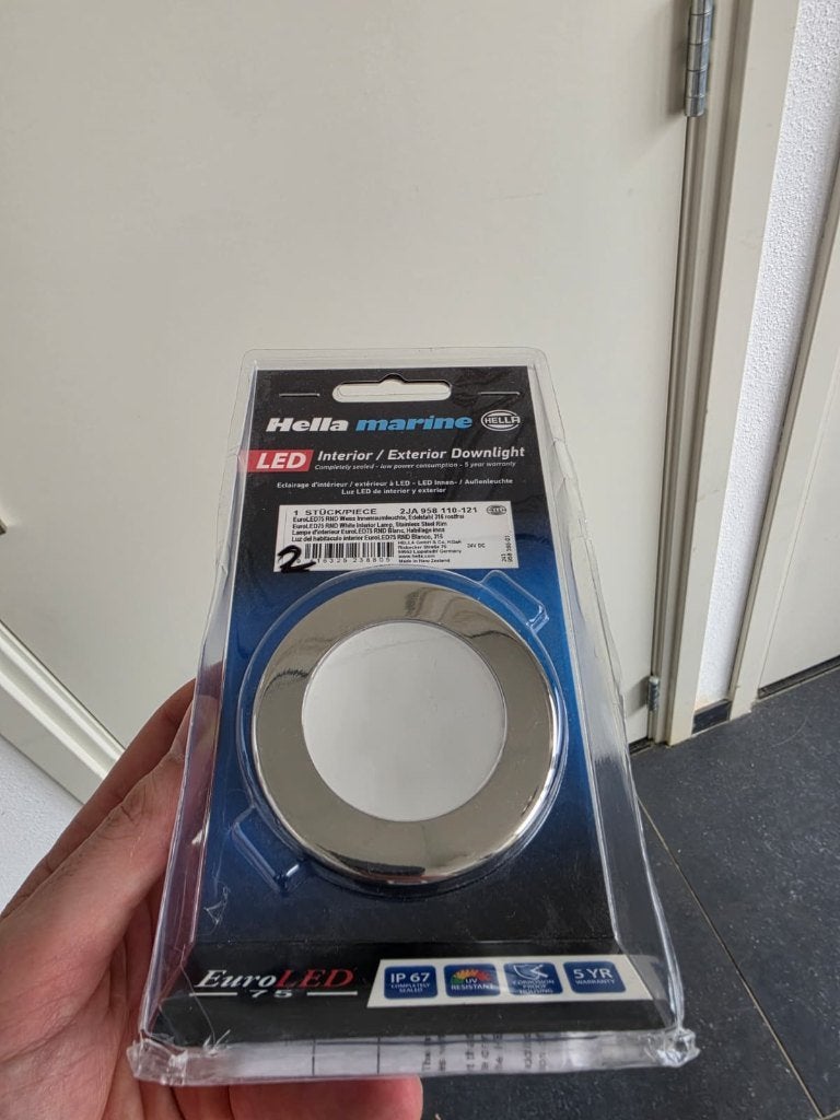 24 x Hella Marine Euro Led 75, Watersport en Boten, Ophalen, Nieuw, Binnenverlichting