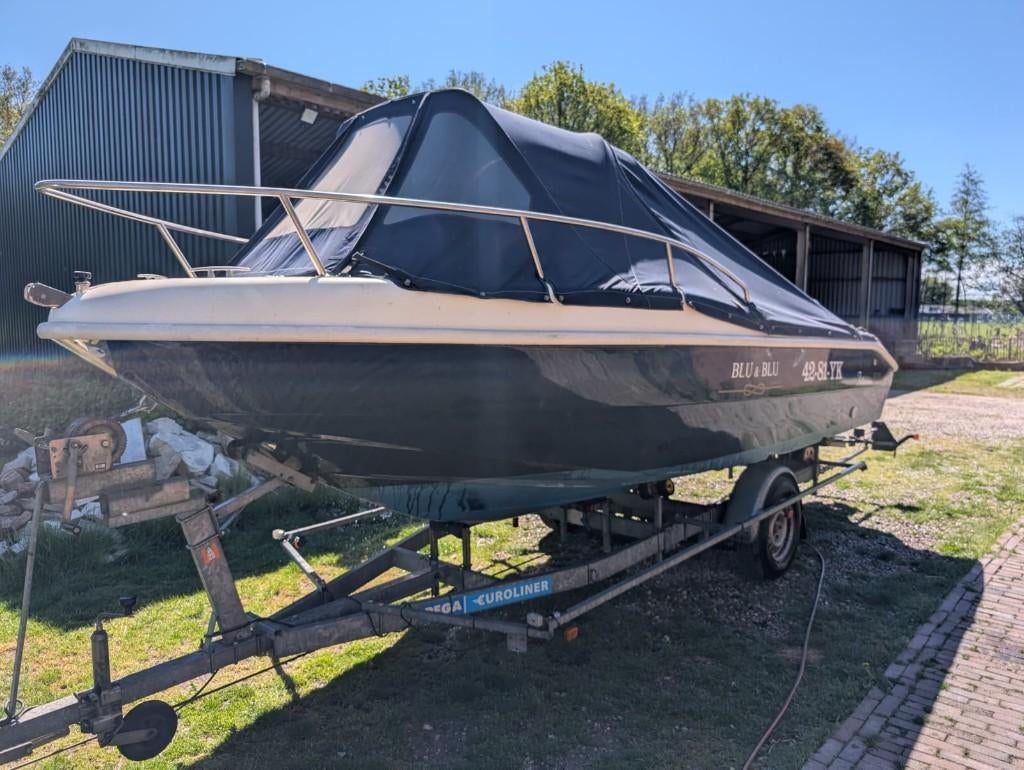 Consoleboot Rascala 550 met 115pk Evinrude buitenboordmotor, Overige merken, Kunststof, Gebruikt, 5 m