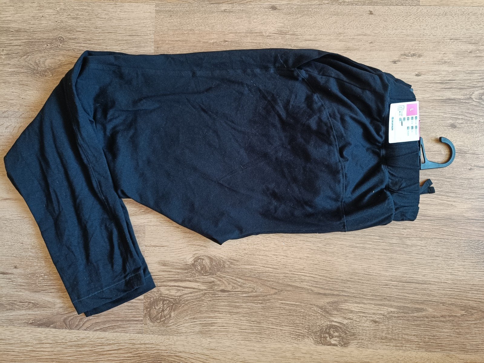 yoga zwangerschapsbroek, Zwart, Maat 42/44 (L), Ophalen of Verzenden, Zo goed als nieuw