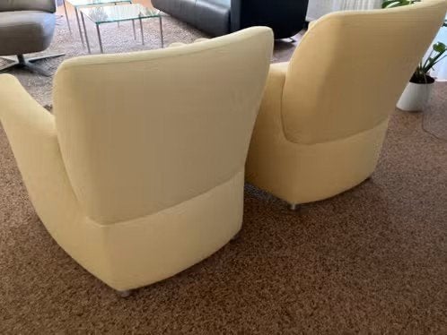 Leolux Stoelen Quantissimo 2 stuks, Huis en Inrichting, Ophalen, Gebruikt, 75 tot 100 cm, 75 tot 100 cm