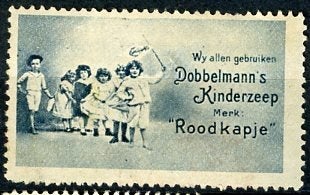1920 Recamelabel Dobbelmann’s zeep Roodkapje, Ophalen, Gebruikt