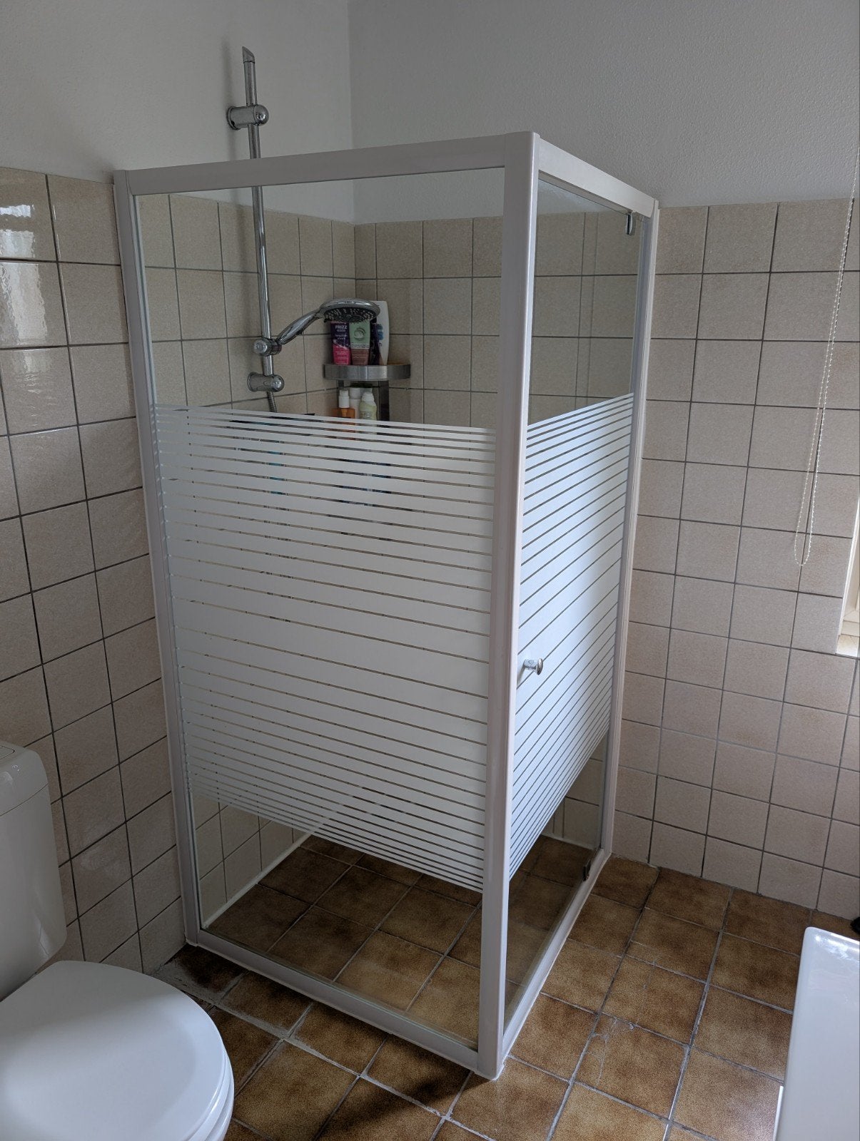 SanyOne 90x90 douchecabine met draaideur, Ophalen, Zo goed als nieuw, Glas, Douche