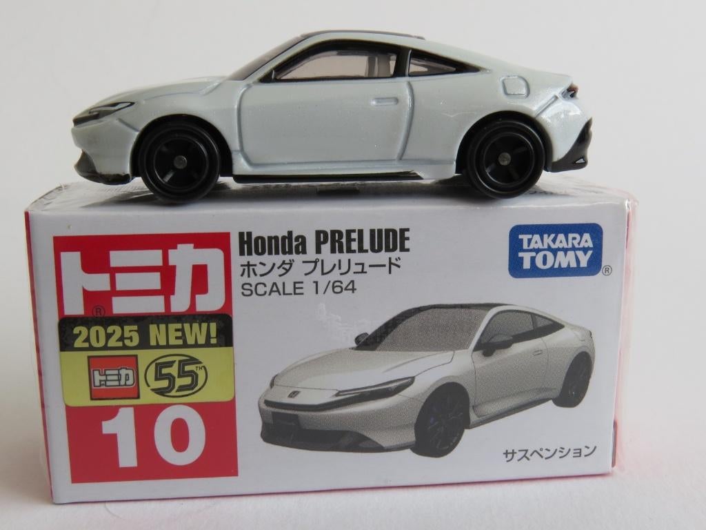 Tomica nr10 Honda Prelude 1/64 3inch tomy, Hobby en Vrije tijd, Modelauto's | Overige schalen, Ophalen of Verzenden, Nieuw, Auto