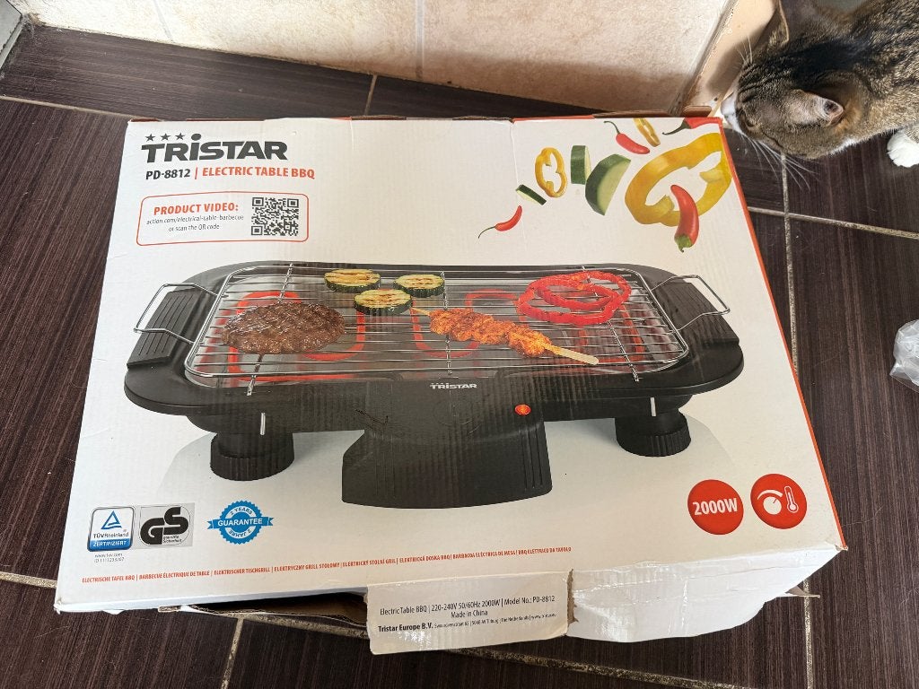 Electric Table BBQ, Ophalen, Zo goed als nieuw, Tristar