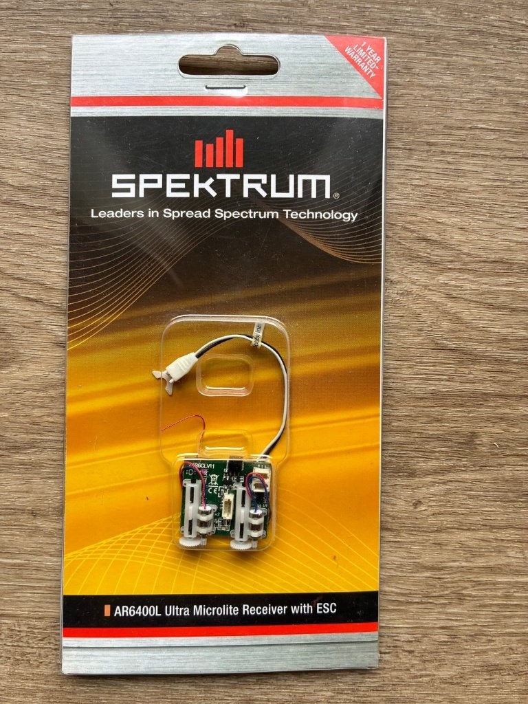 Spektrum AR6400L DSM2 micro ontvanger met ESC en servo’s, Ophalen of Verzenden, Nieuw