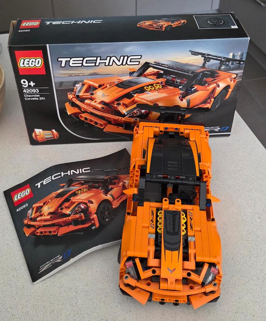 Lego Technic Chevrolet Corvette ZR1 (42093), Compleet, Lego, Ophalen of Verzenden, Zo goed als nieuw