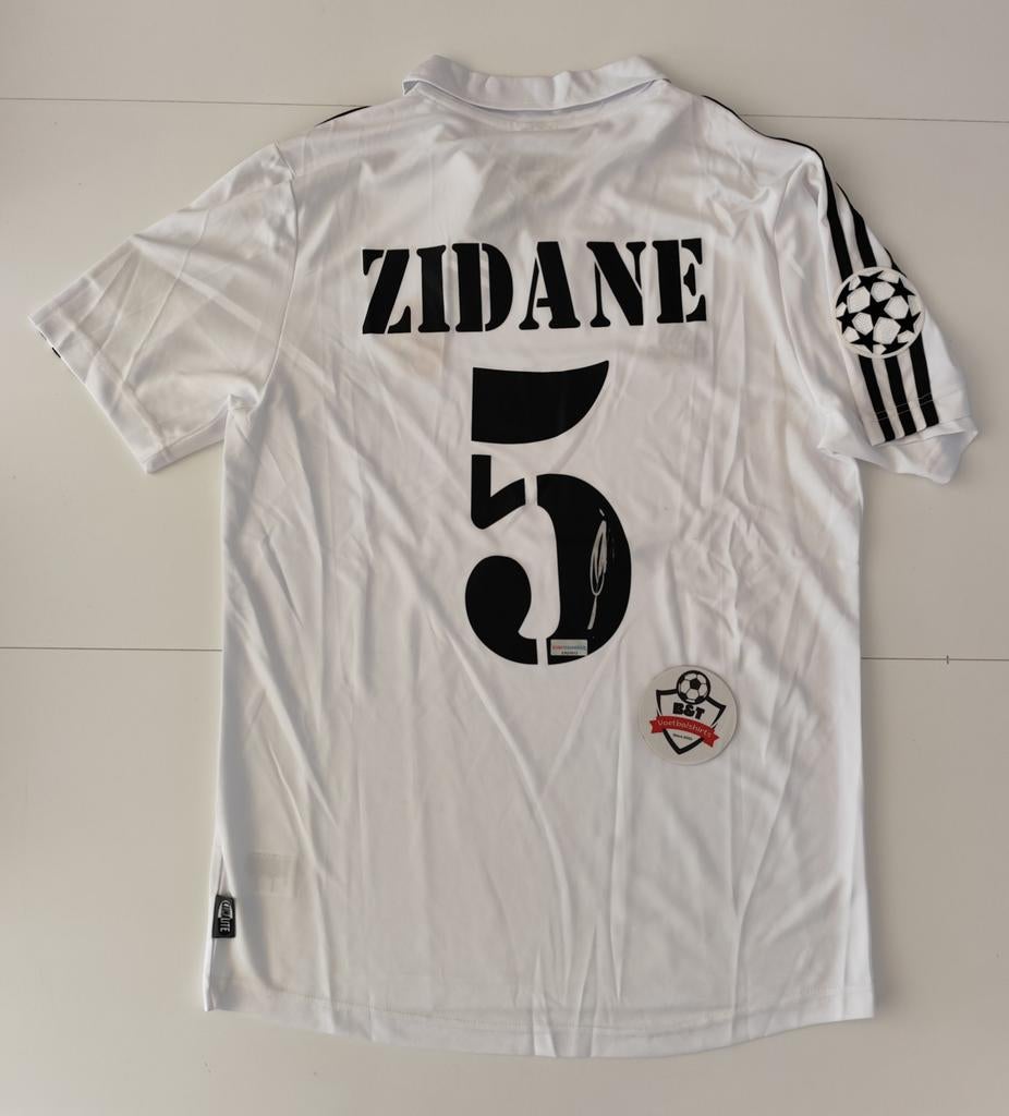 Gesigneerd Zidane Real Madrid shirt, Verzamelen, Sportartikelen en Voetbal, Shirt, Verzenden, ., Zo goed als nieuw