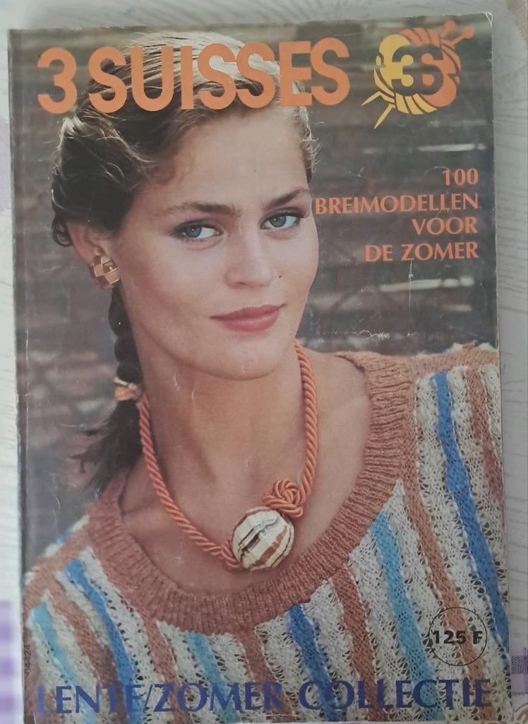 3 Suisses Breiboek: lene/ zomer 100 Modellen voor de Zomer, Ophalen of Verzenden, Gebruikt, Breien, Patroon of Boek