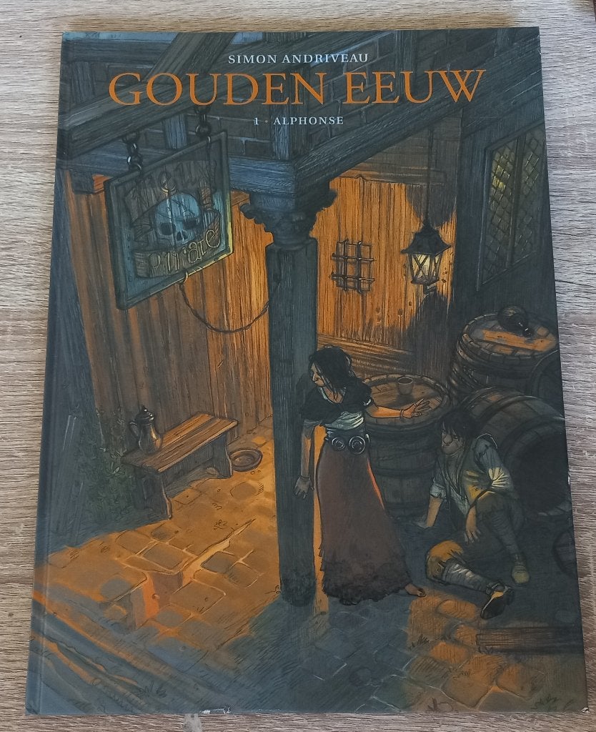 Gouden Eeuw 1 Alphonse (Hardcover), Simon Andriveau, Eén stripboek, Ophalen of Verzenden, Zo goed als nieuw