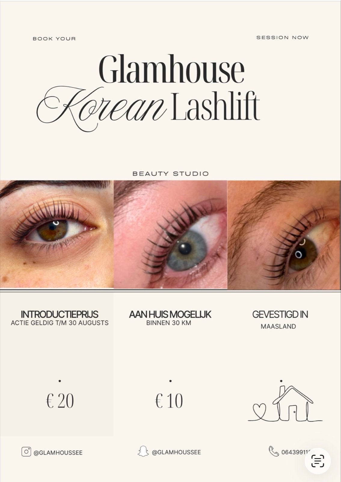 Korean Lashlift, Ophalen of Verzenden
