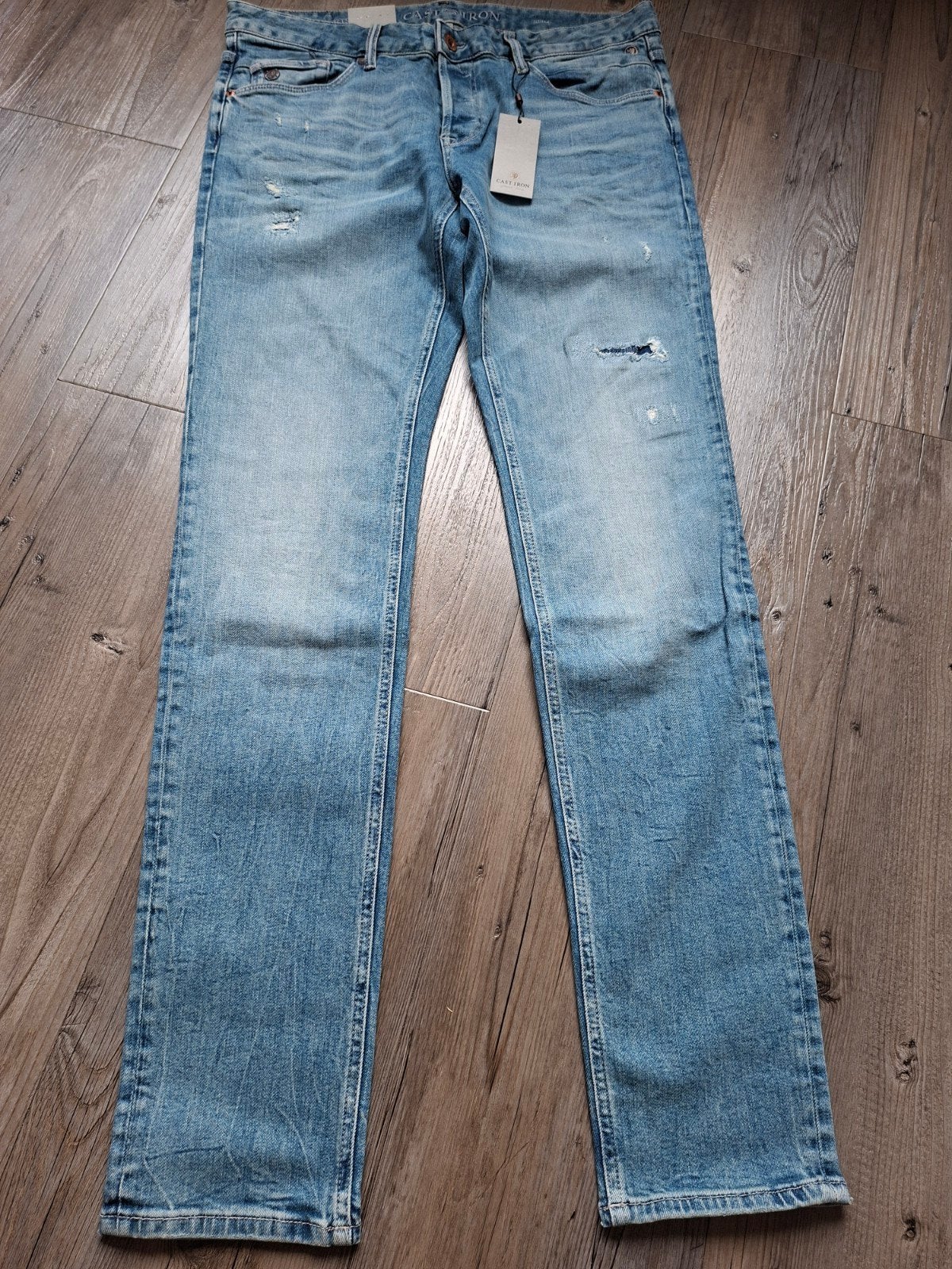 CAST IRON Riser slimfit jeans W36 L36, W36 - W38 (confectie 52/54), Blauw, Nieuw, Ophalen of Verzenden