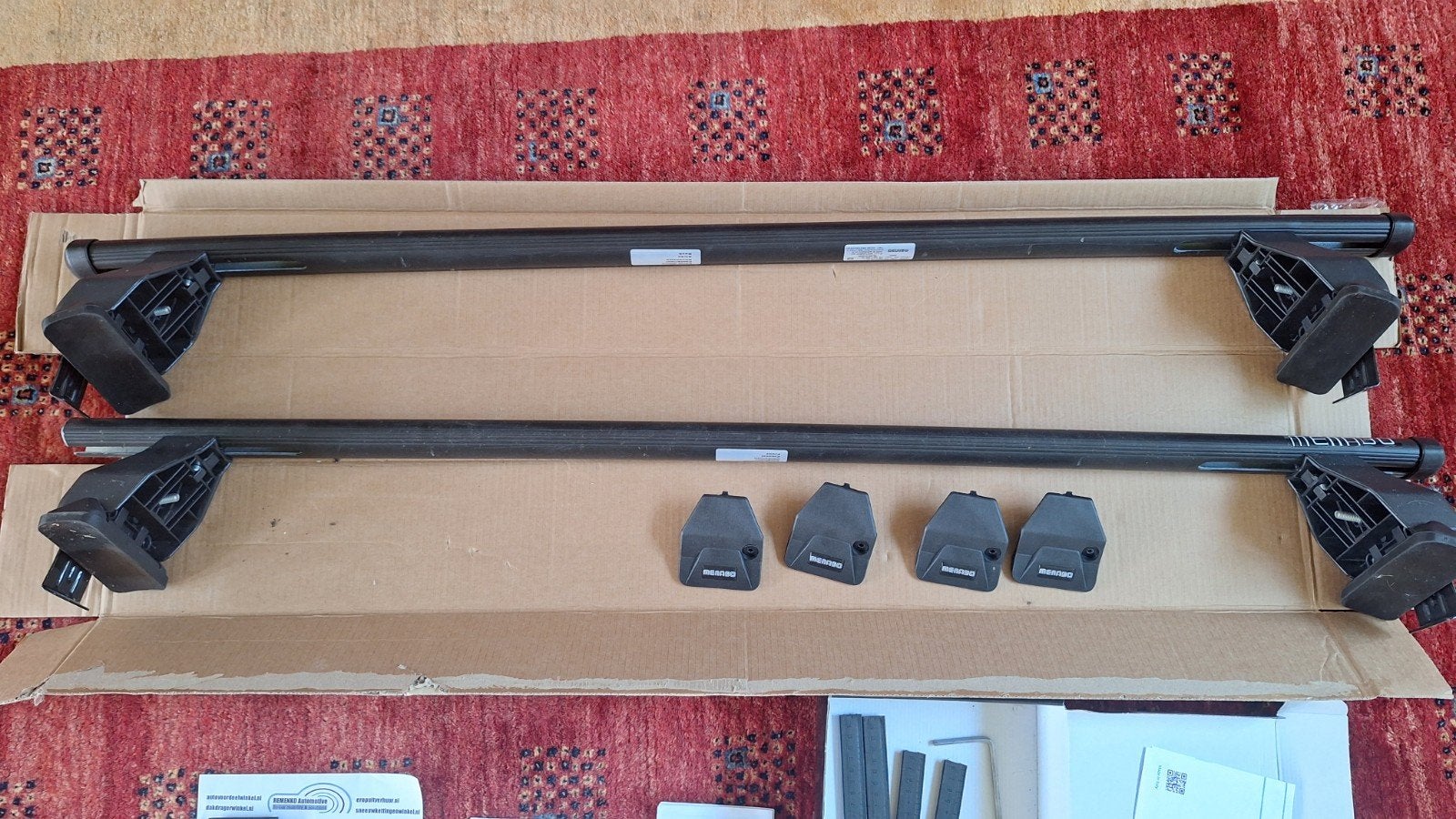 Menabo Tema dakdragerset voor auto zonder roofrails, Auto diversen, Dakdragers, Ophalen, Gebruikt