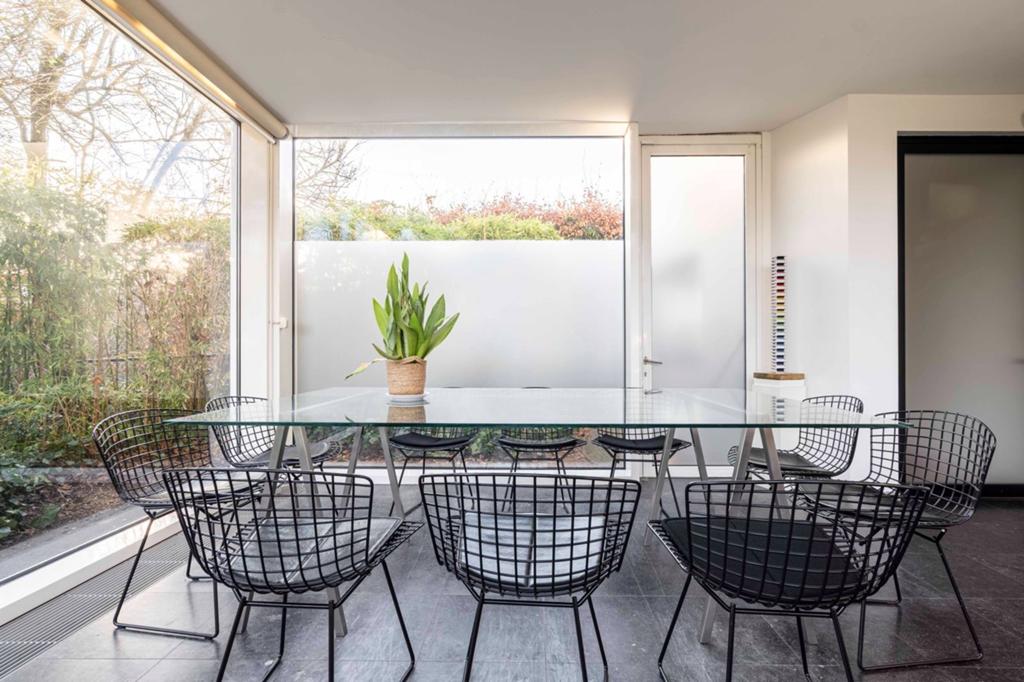 Bertoia Chair Unieke set, Zwart, Ophalen of Verzenden, Zo goed als nieuw, Metaal