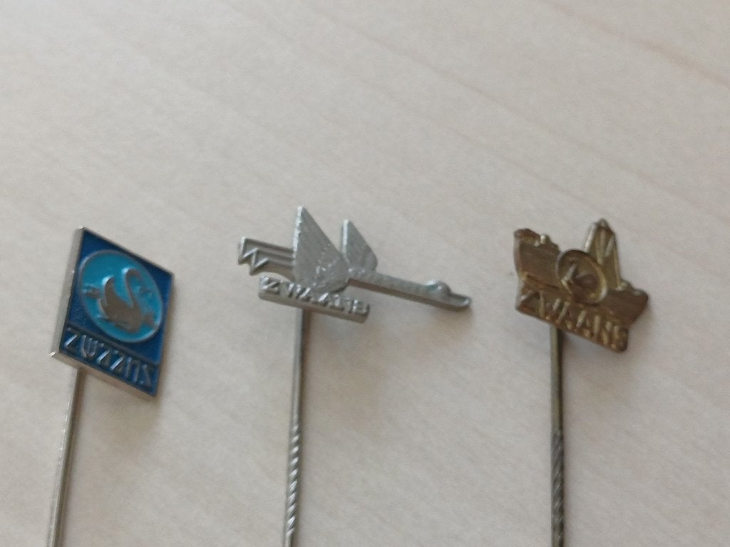 3x ZWAANS  speld metaal, Verzenden, Gebruikt, Merk, Speldje of Pin