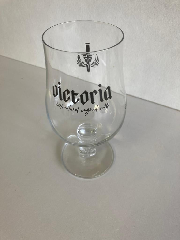 Bierglazen: Victoria, Palm en Pauwel Kwak per 6 stuks, Ophalen, Gebruikt, Bierglas
