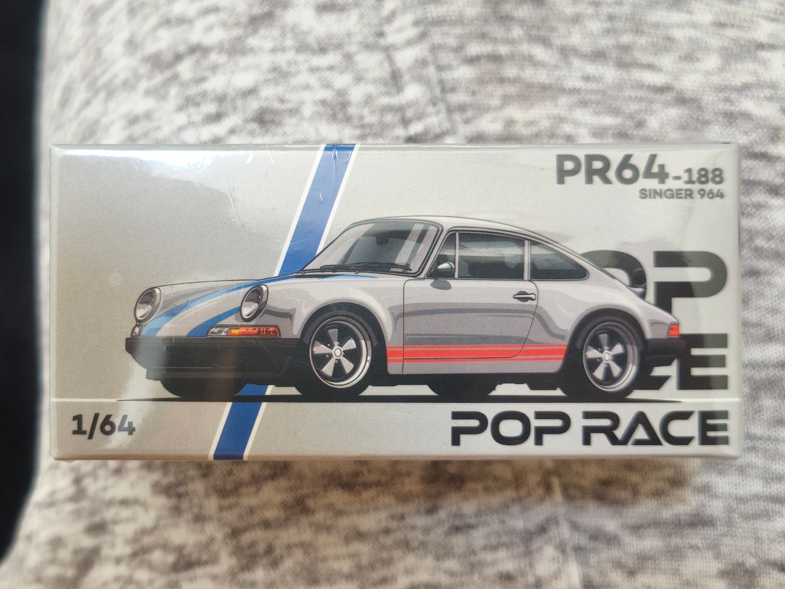 PopRace Porsche Singer 964 1:64 Modelauto - Nieuw & Geseald, Ophalen of Verzenden, Nieuw