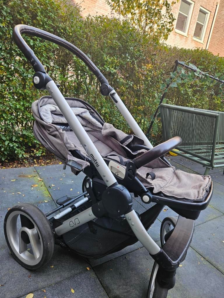 Mutsy Evo kinderwagen met Maxi-Cosi Joie en accessoires, Ophalen