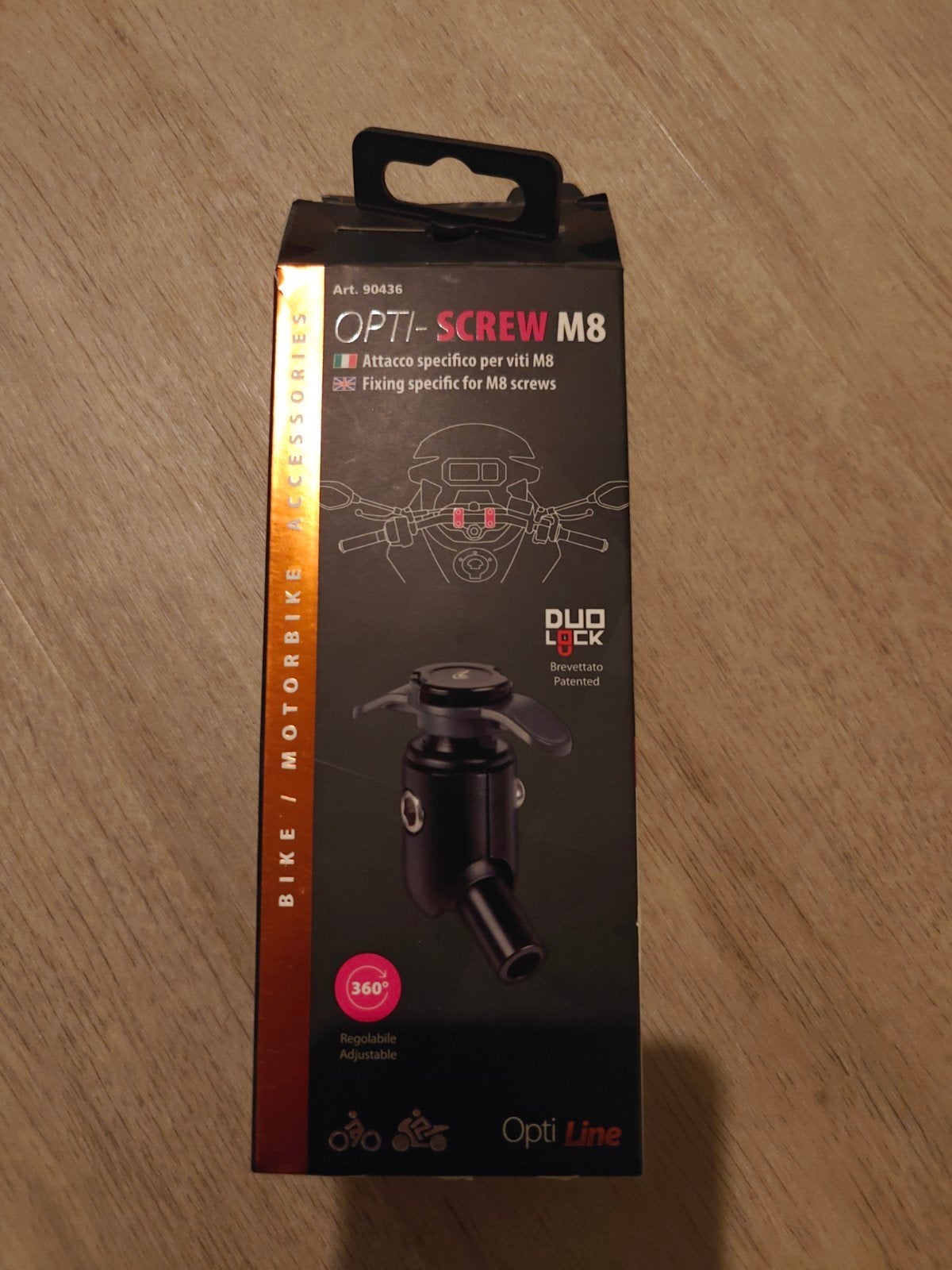 Opti-Screw M8 Bevestiging voor Telefoonhouder, Ophalen of Verzenden, Nieuw