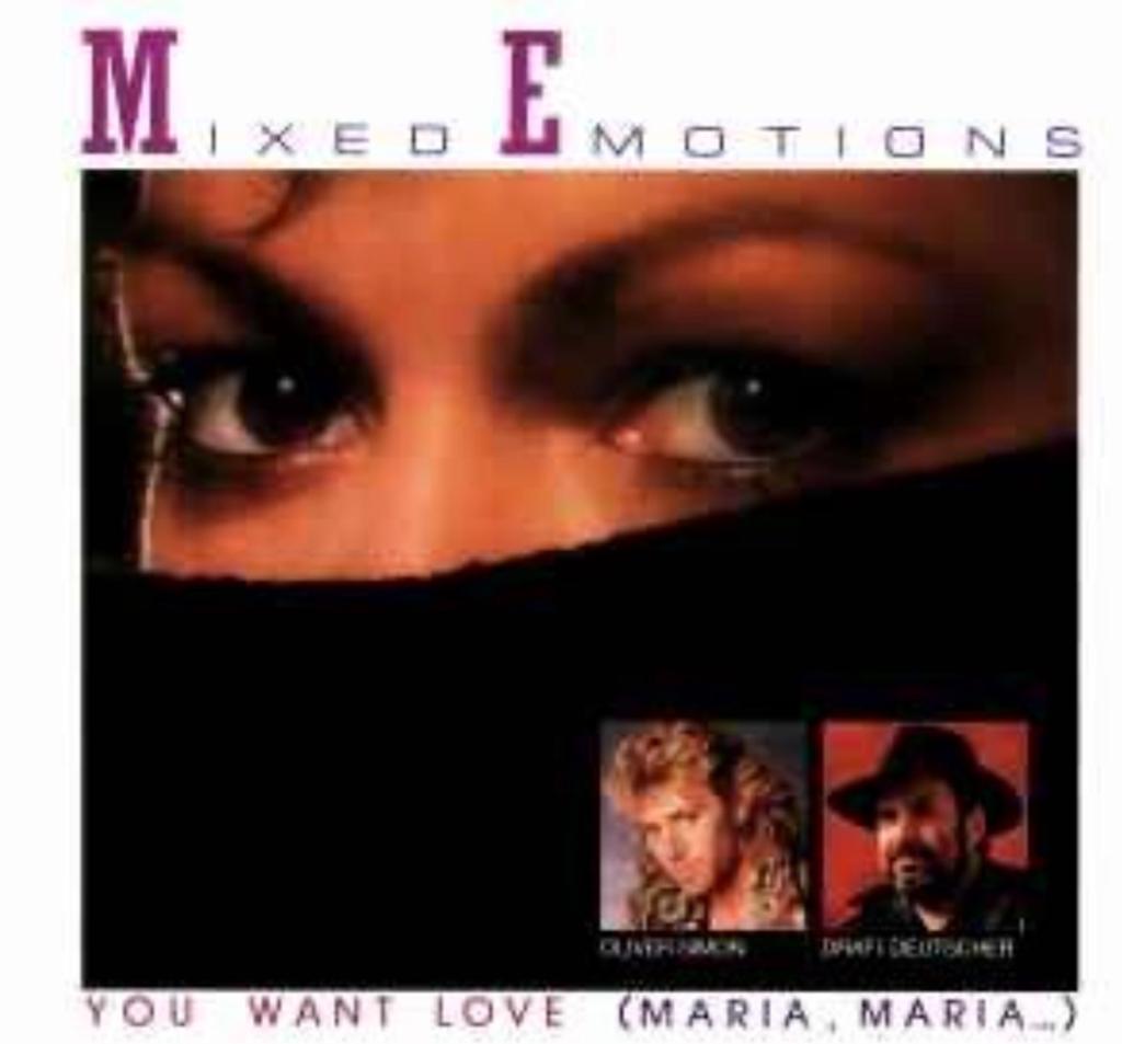 Mixed Emotions - You Want Love (Maria, Maria...) Single, Cd's en Dvd's, Ophalen of Verzenden, 1980 - 1989, Gebruikt