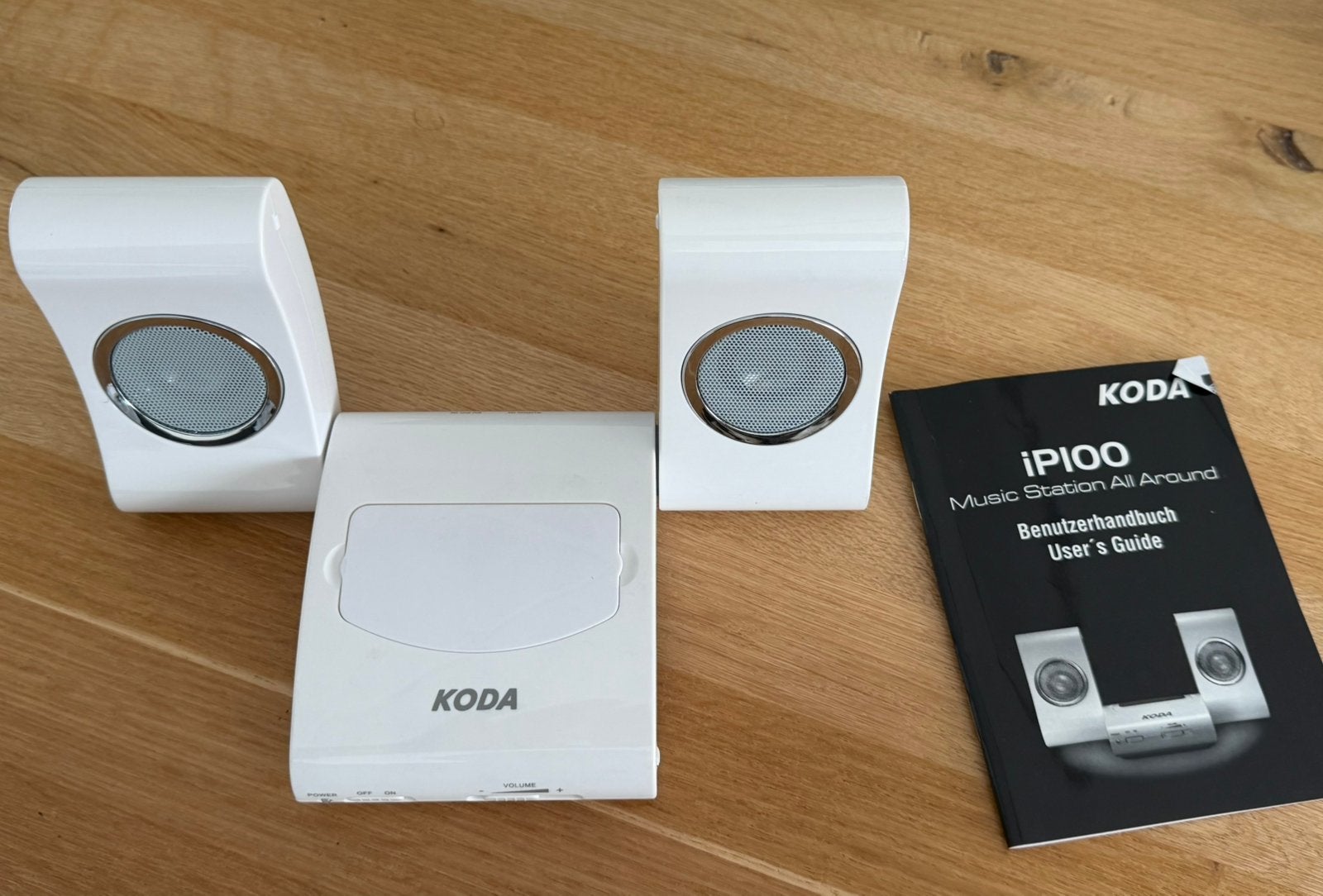 KODA ip100 speakerset, Overige merken, Gebruikt, Inclusief kabels, Ophalen of Verzenden