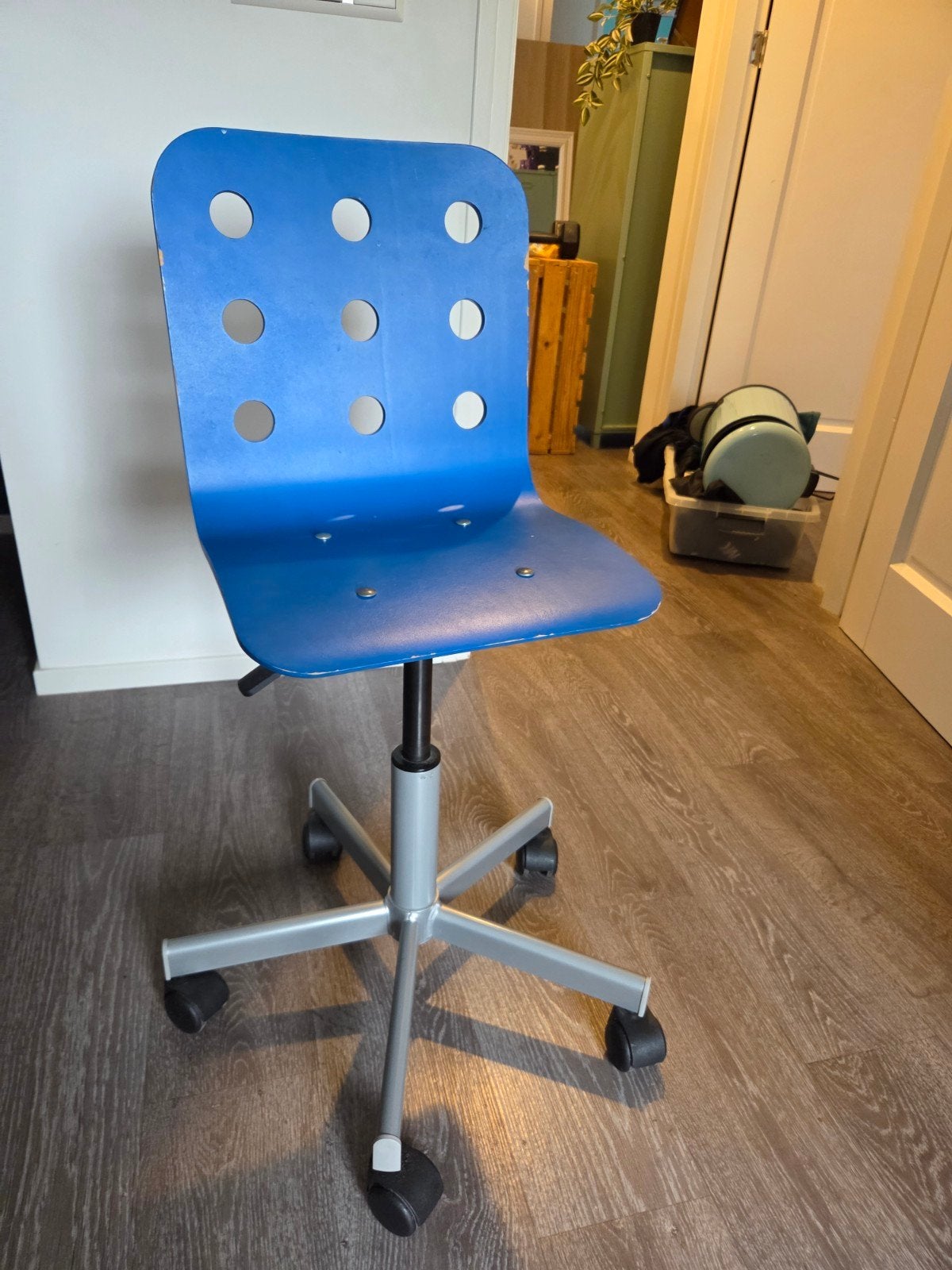 Kinder bureaustoel IKEA - Gratis af te halen, Ophalen of Verzenden, Gebruikt, Blauw, Bureaustoel