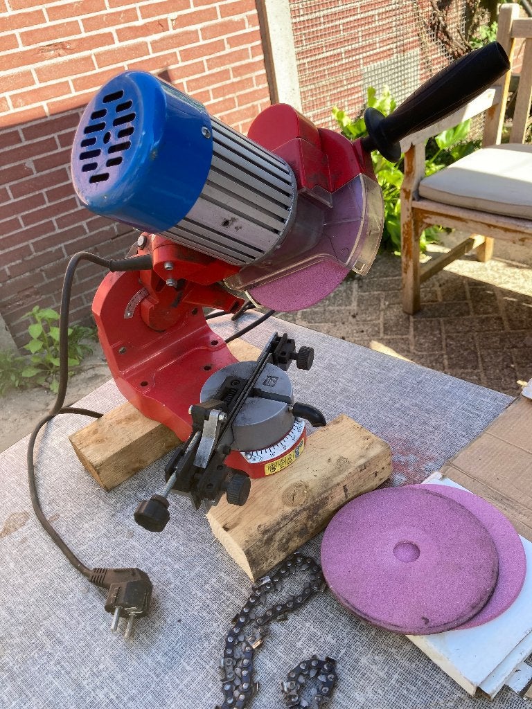 Kettingzaag ketting slijpmachine afhalen Wapenveld, Ophalen, Gebruikt, Minder dan 700 watt, Overige typen