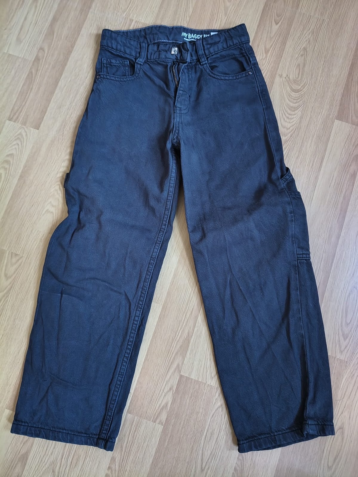 Hema 'My Baggy Fit' spijkerbroek maat 122, Ophalen of Verzenden, Gebruikt, Jongen of Meisje, Broek