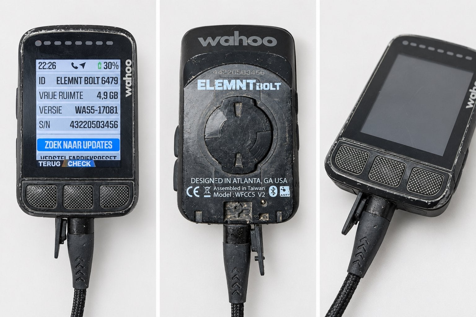 Wahoo ELEMNT BOLT V2 GPS fietscomputer WFCC5, Fietsen en Brommers, Ophalen of Verzenden, Gebruikt