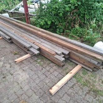 balkjes, Doe-het-zelf en Verbouw, Hout en Planken, Ophalen, Zo goed als nieuw, Balk, Vuren
