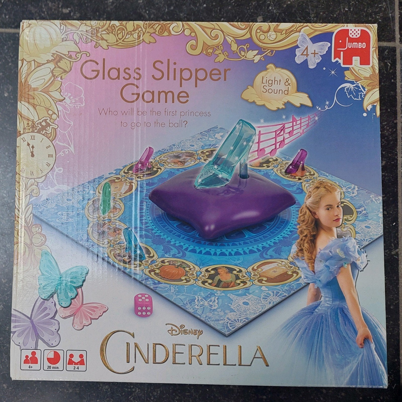 Assepoester glazen muilen spel, Een of twee spelers, Ophalen of Verzenden, Zo goed als nieuw, Jumbo spellen