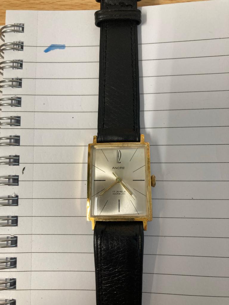 Ancre Double Polshorloge Inca Blok Uurwerk, Sieraden, Tassen en Uiterlijk, Horloges | Heren, Overige merken, Overige materialen