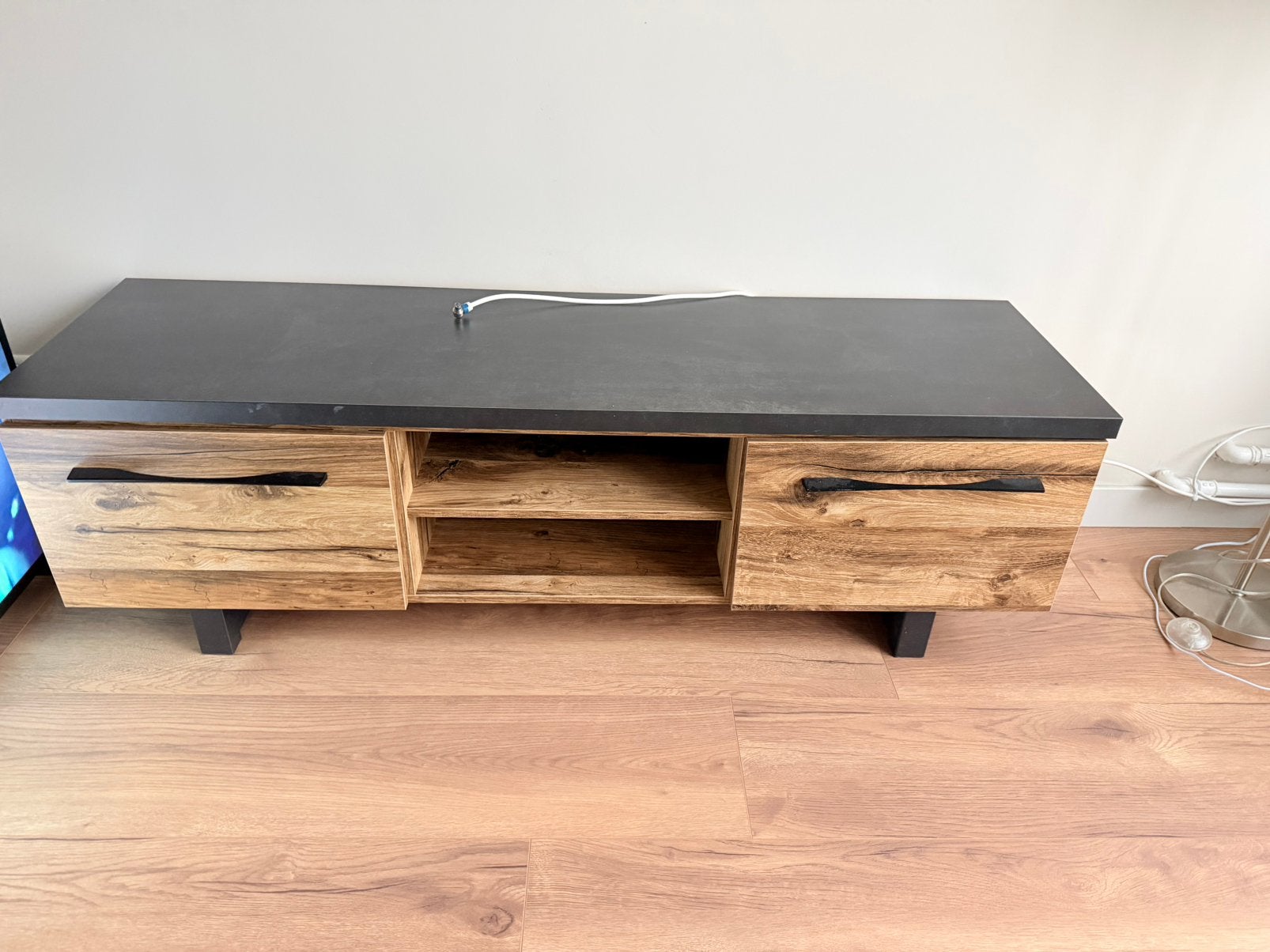 tv meubel, Ophalen, 100 tot 150 cm, Zo goed als nieuw, Minder dan 100 cm