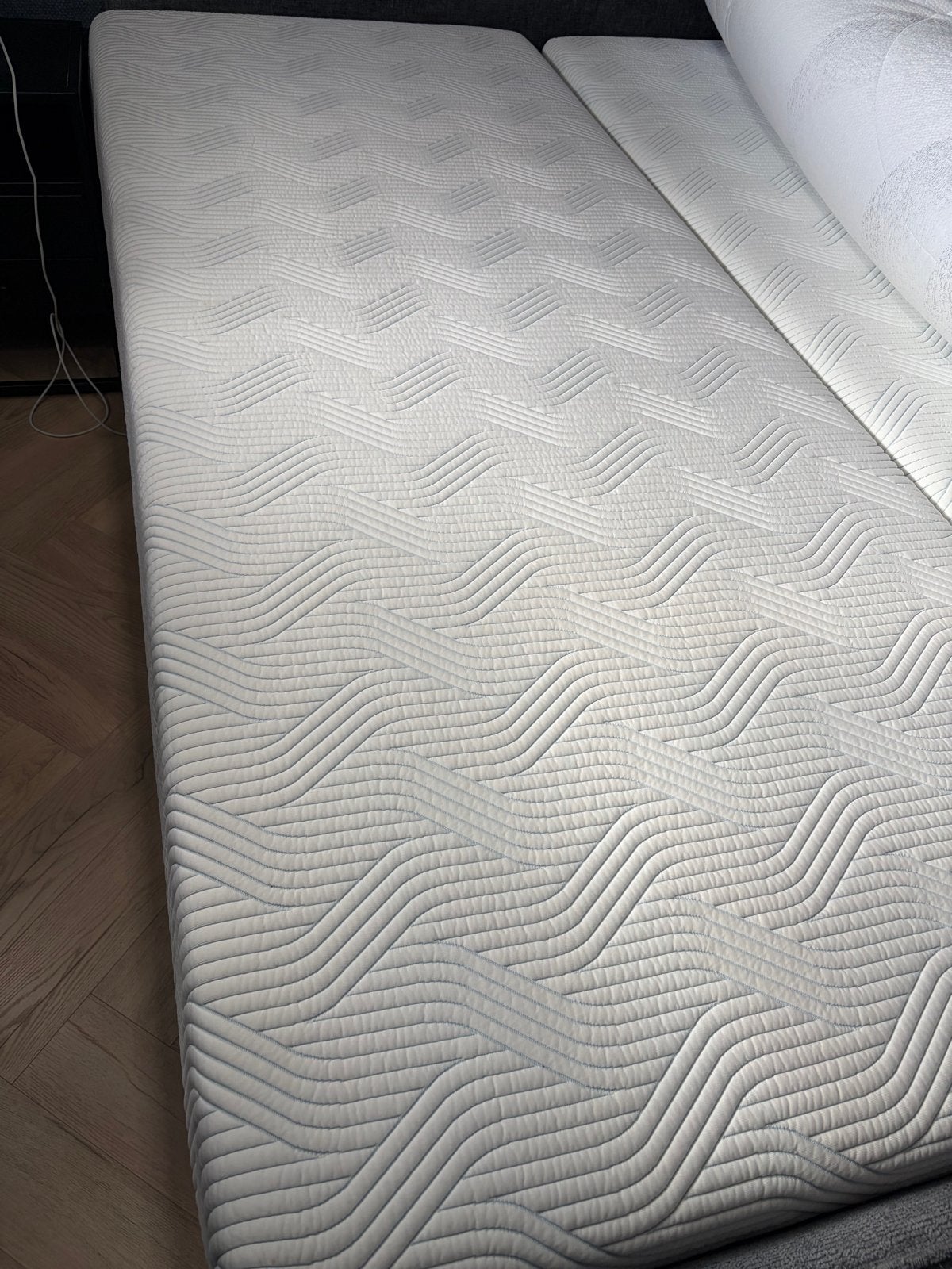 2x Tempur Pro Plus Smart Cool Matras Soft 90x220 - ZGAN, Ophalen, 90 cm, Eenpersoons, Zo goed als nieuw