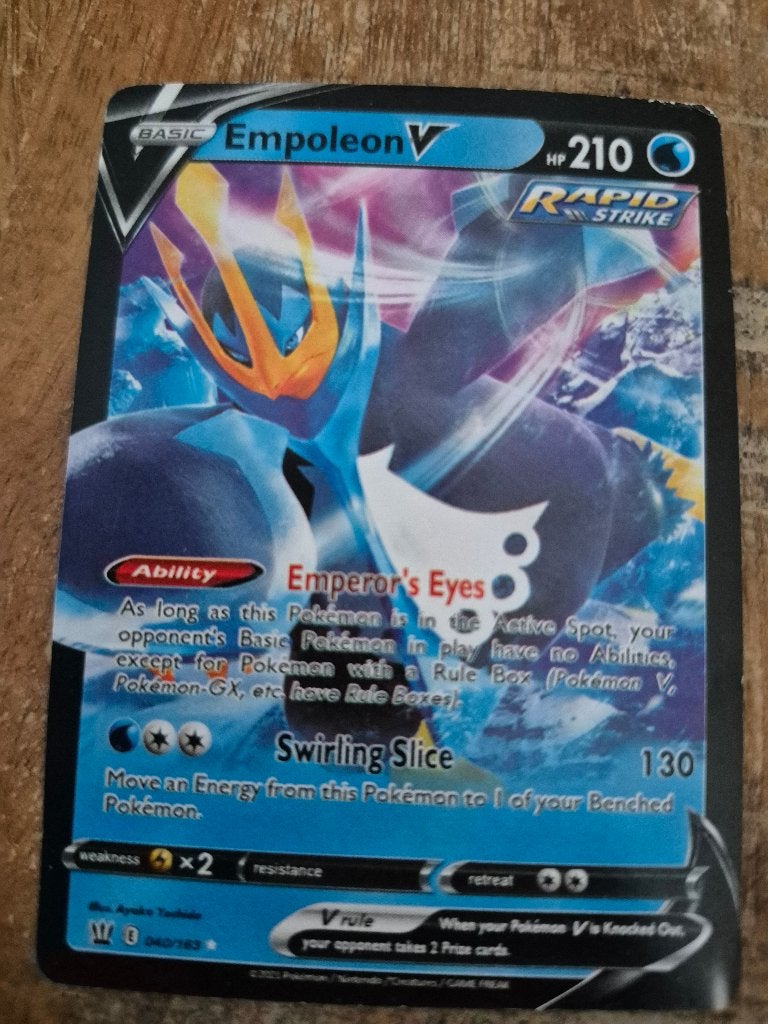 Pokemon kaart Empoleon, Hobby en Vrije tijd, Verzamelkaartspellen | Pokémon, Ophalen of Verzenden, Nieuw, Losse kaart