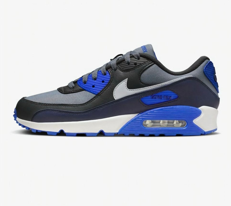 Nike Air Max 90 'Grey Anthracite Obsidian' - maat 45, Product.Safety.ENEA@nike.com, Blauw, Nike, Nieuw