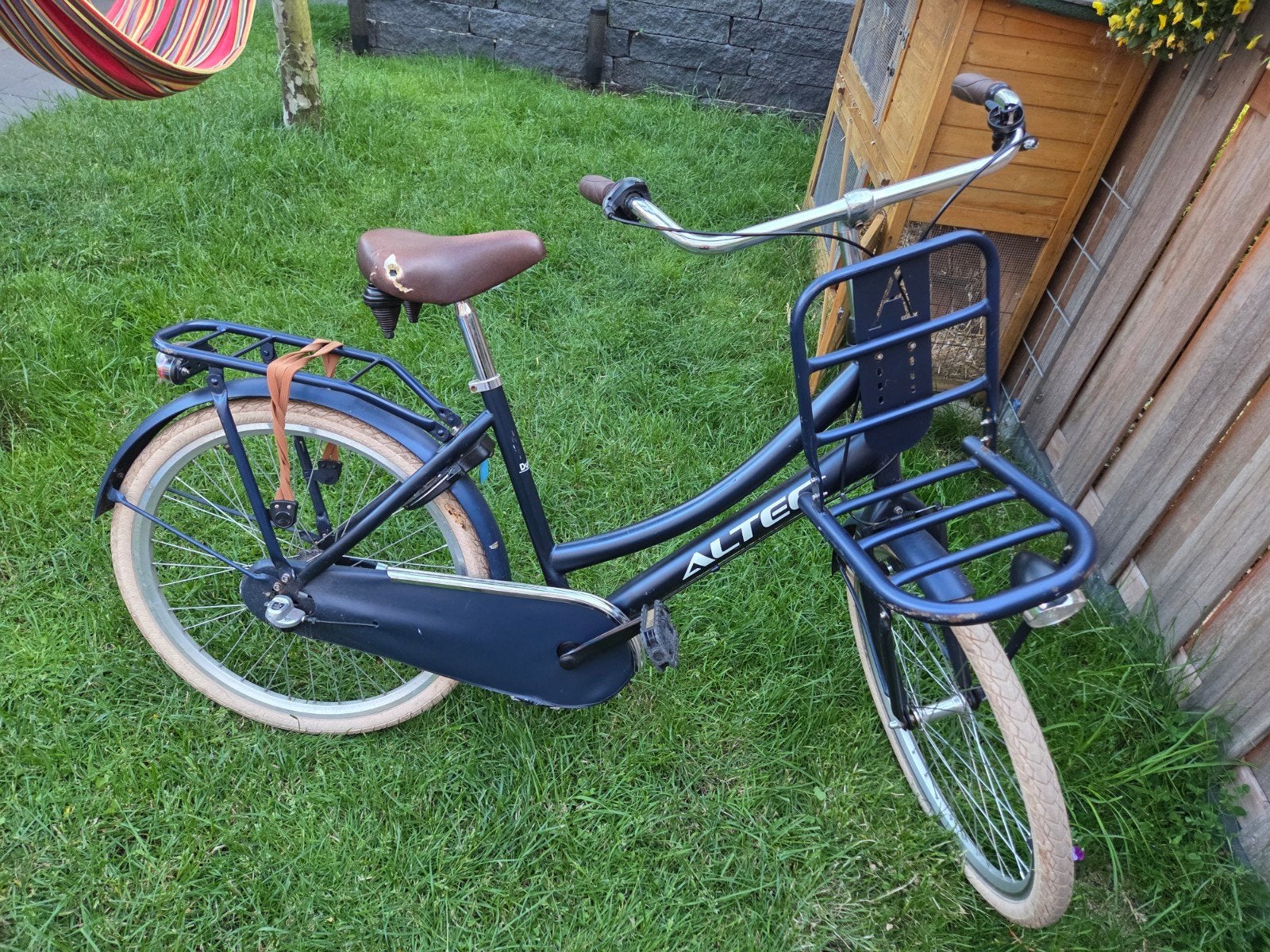 Altec fiets met voordrager en terugtraprem, Overige merken, Terugtraprem, Gebruikt, Ophalen of Verzenden