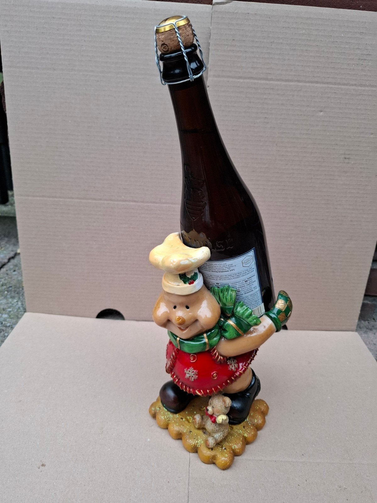Leuke kookpop wijnhouder feest decoratie

Neem gerust een ki, Ophalen
