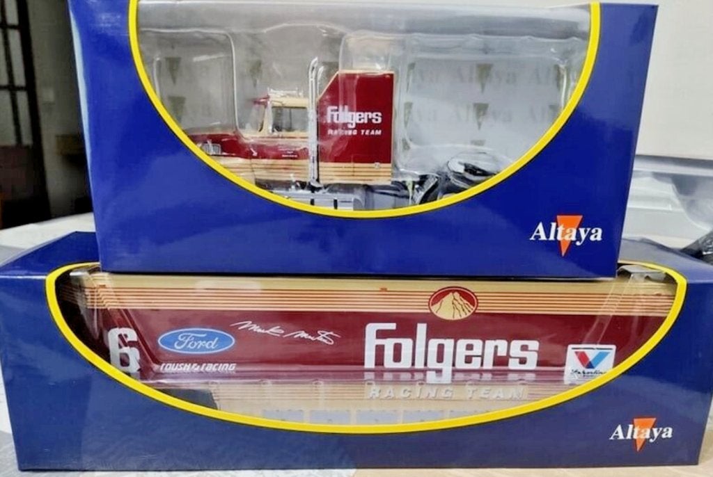 FORD LTL 9000 FOLGERS NASCAR RACING lim. ed. 1/43 USA TRUCKS, Verzenden, Nieuw, Bus of Vrachtwagen, Overige merken