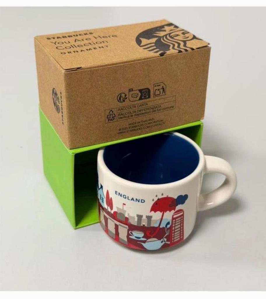 Starbucks YAH Ornament England 2oz – You Are Here Collection, Gebruiksvoorwerp, Nieuw, Ophalen of Verzenden, H