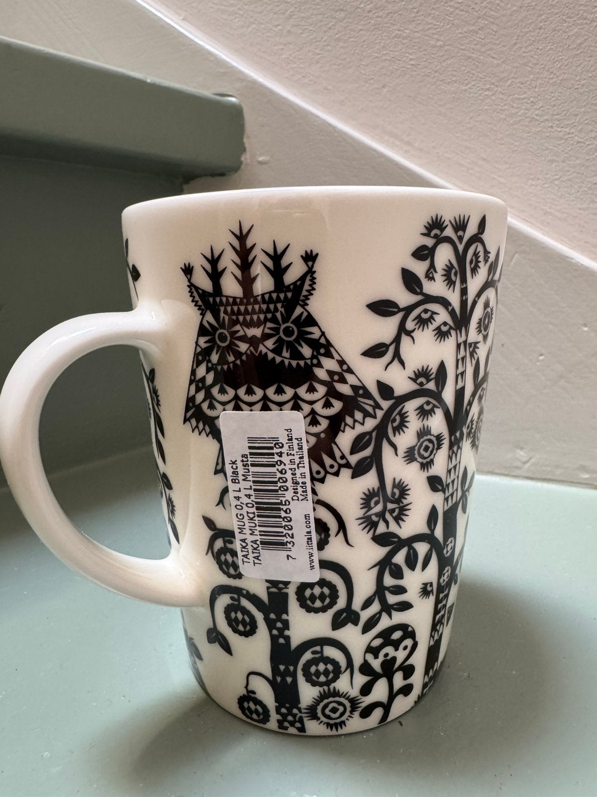 Iittala Taika mok 0,4L zwart – NIEUW – meerdere beschikbaar, Overige merken, Nieuw, Overige stijlen, Porselein