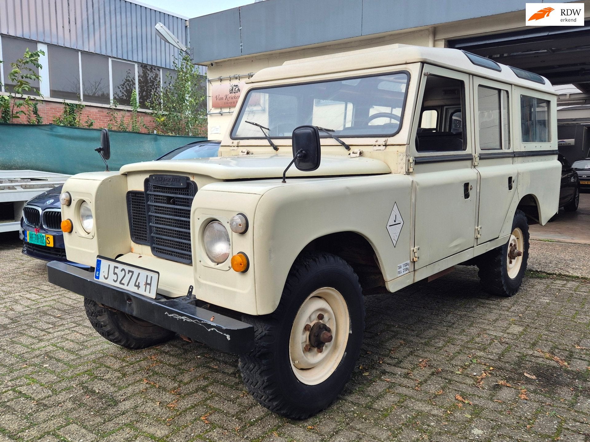 Land Rover Santana 109-serie 2.25 DSL *9-persoons*, Auto's, Overige brandstoffen, Beige, Bedrijf, Handgeschakeld