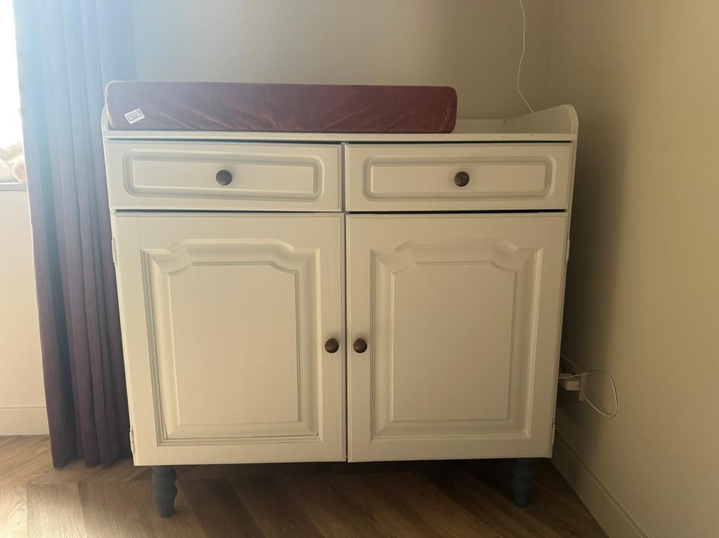 Authentieke Commode, Kinderen en Baby's, Kinderkamer | Commodes en Kasten, Ophalen, Gebruikt, 100 cm of meer, Voetruimte