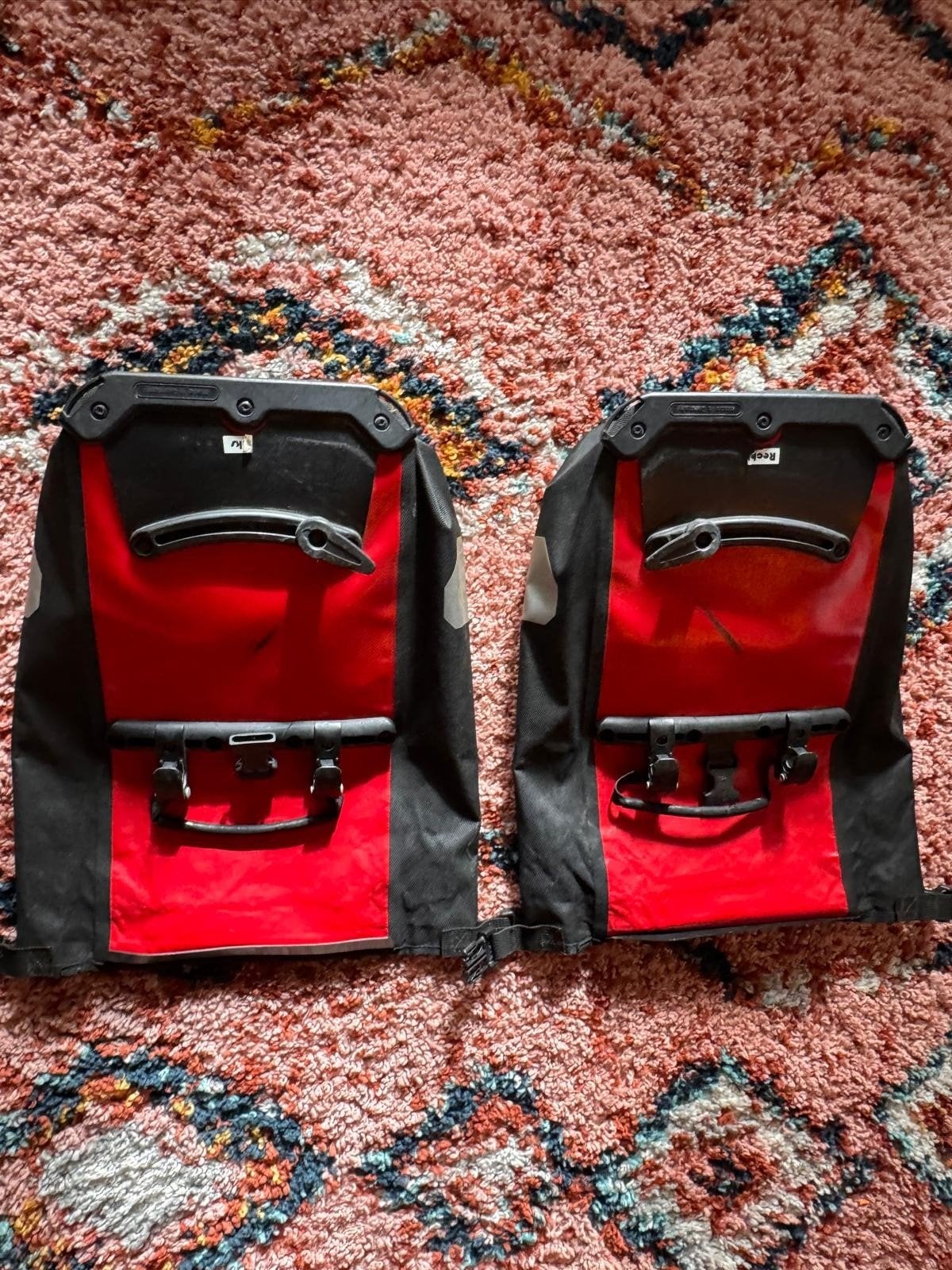 Ortlieb Front Packer vorktassen / voortassen – set van 2, Ophalen, Gebruikt