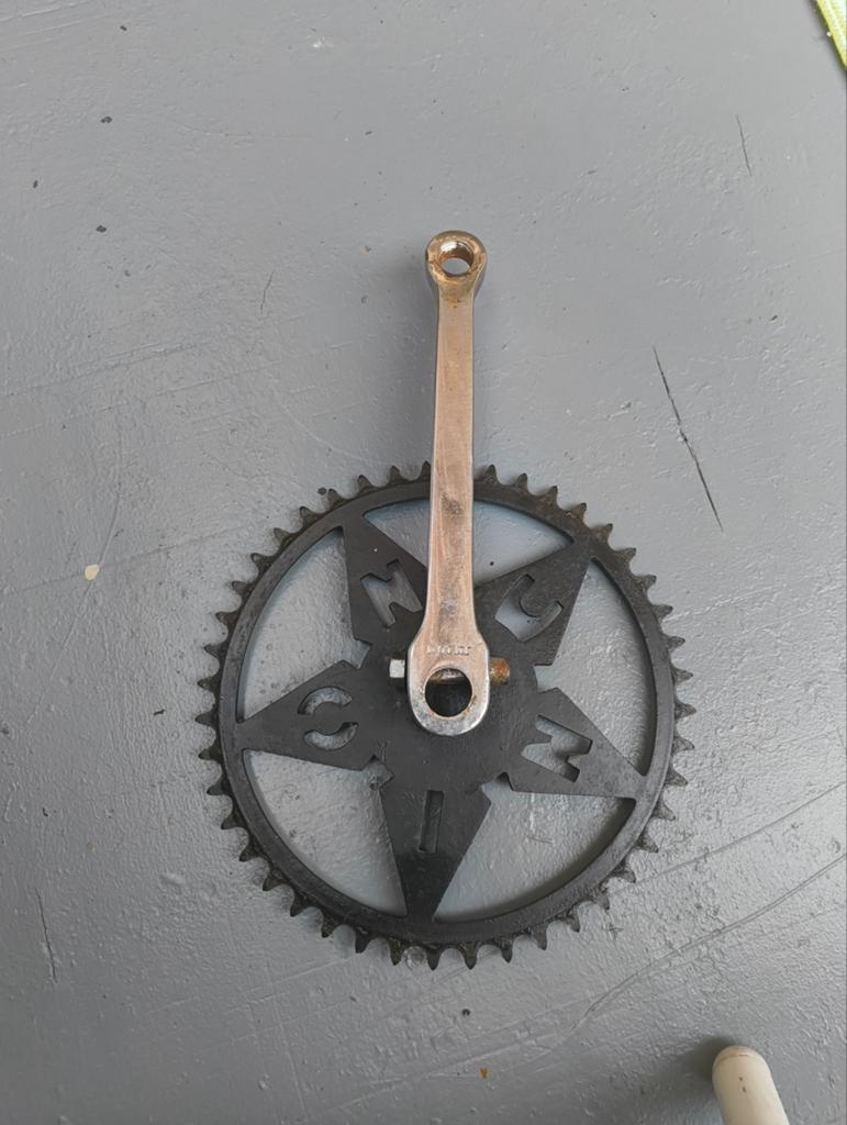 Antiek Union crankstel, Ophalen of Verzenden